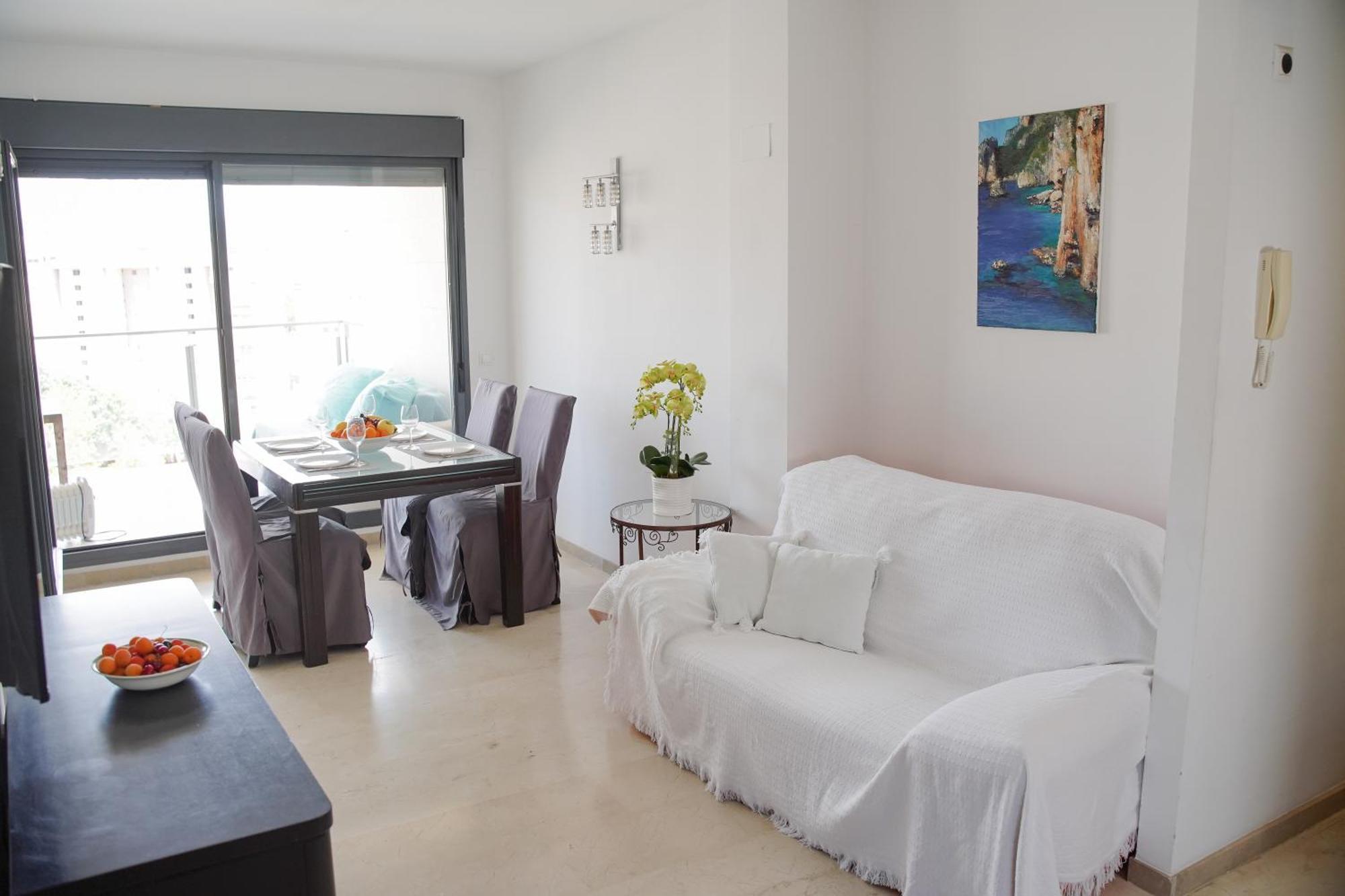 Ferienwohnung Amplio Apartamento Con Vistas A La Playa Benidorm Exterior foto